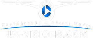 Transparent White - UA-Visions Logo