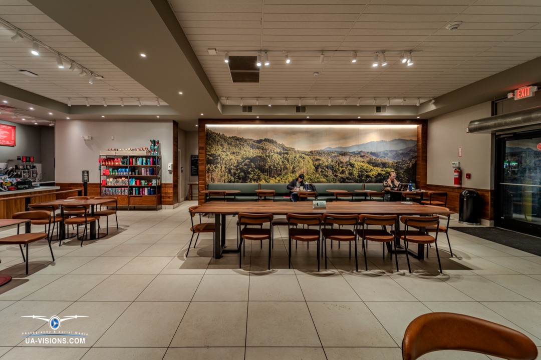 Interior and Exterior Commercial Real Estate Photography of Starbucks Coffee taken by UA-Visions