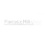 Marcus and Millichap White Logo