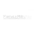Marcus and Millichap White Logo