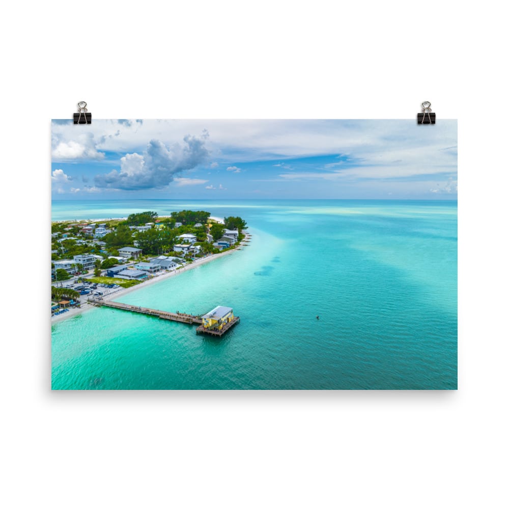 Pier in the Tropics -luster-photo-paper-poster-in-24x36