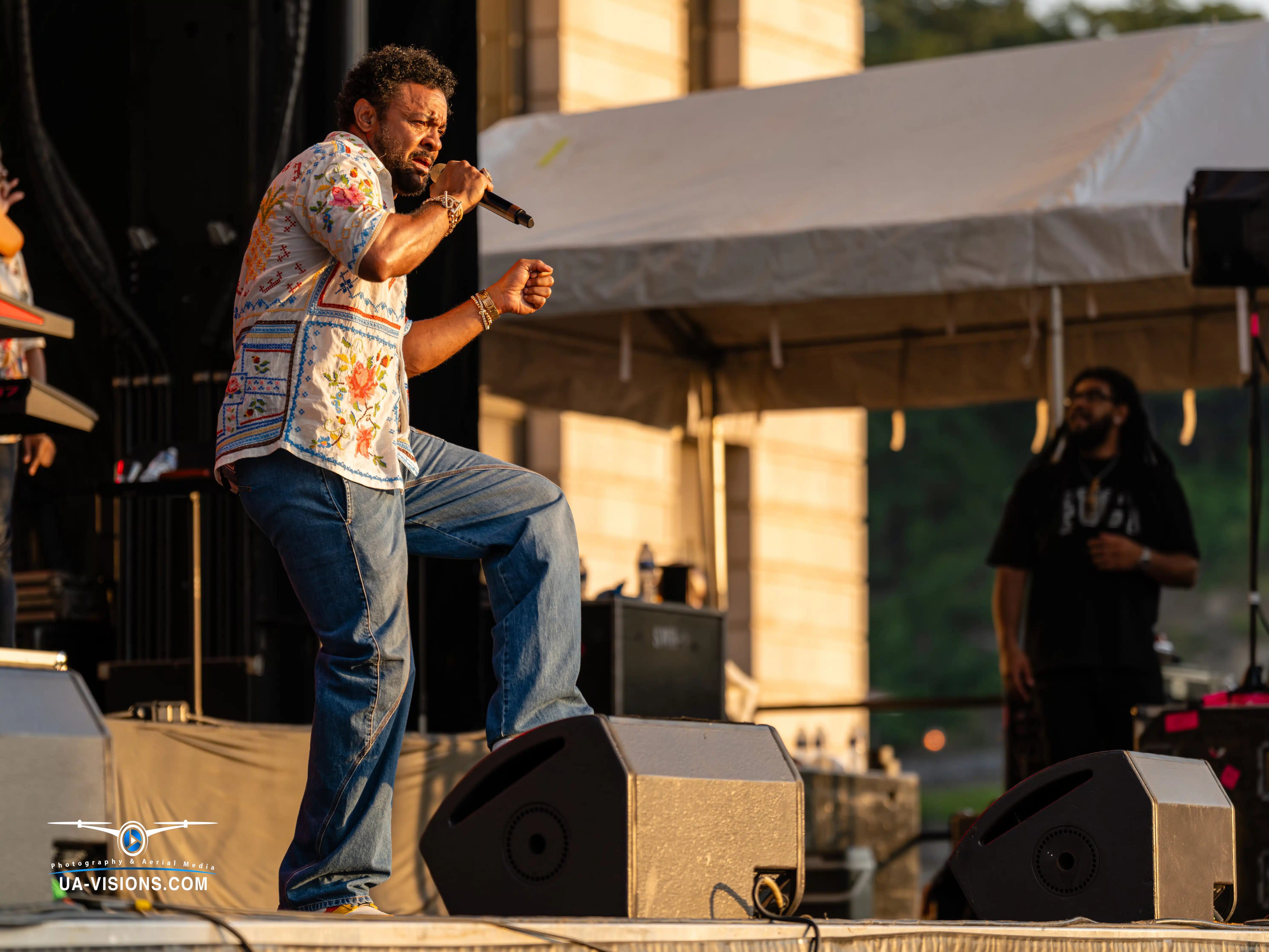 The live concert by Shaggy at the 2024 Charleston Sternwheel Regatta taken by the UA-Visions Team