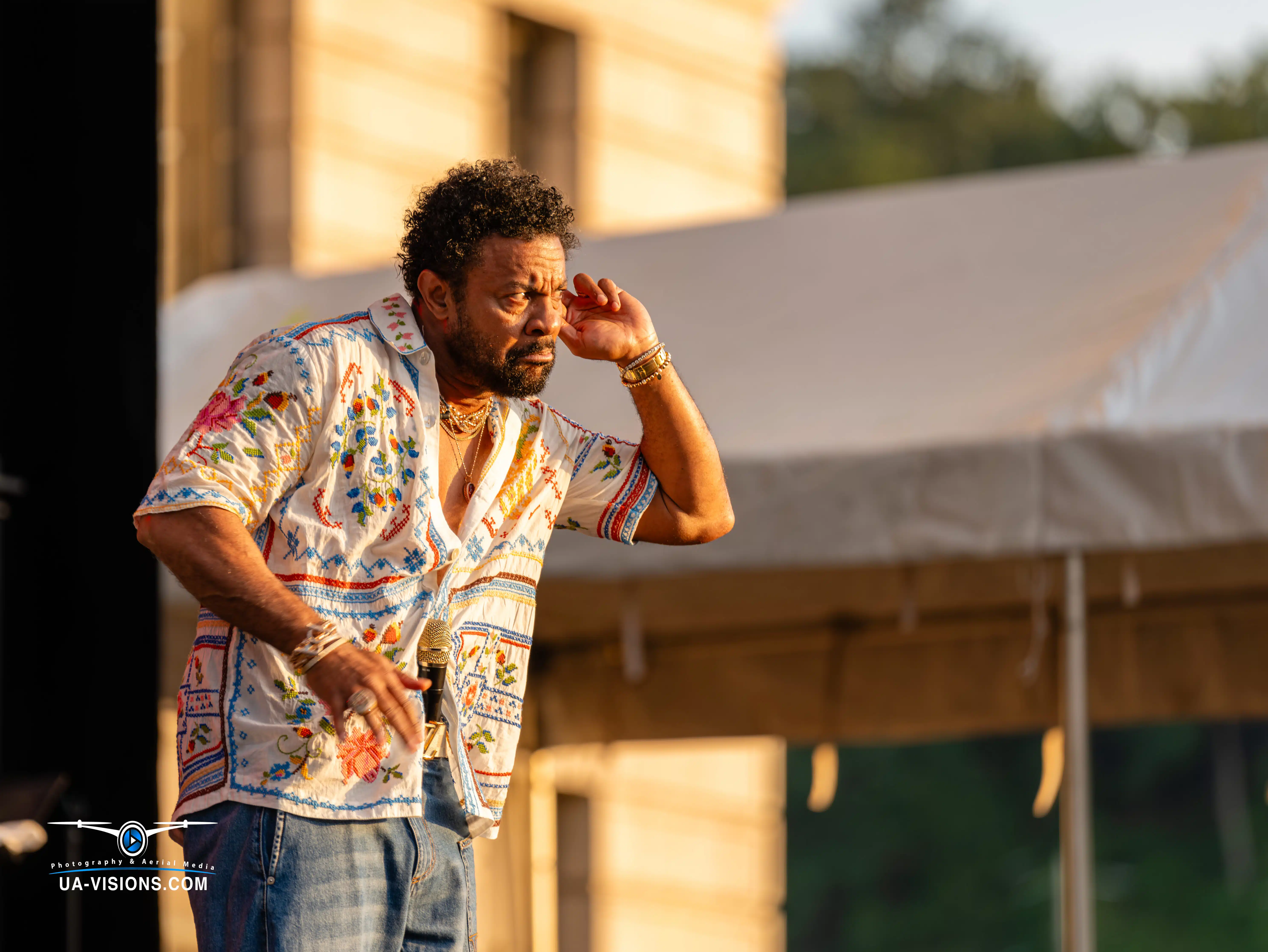 The live concert by Shaggy at the 2024 Charleston Sternwheel Regatta taken by the UA-Visions Team