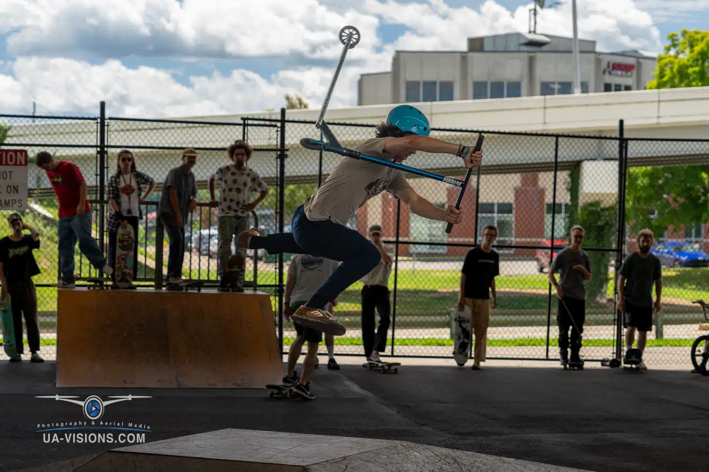 Skate Park Exhibition at the 2024 Charleston Sternwheel taken by the UA-Visions Team